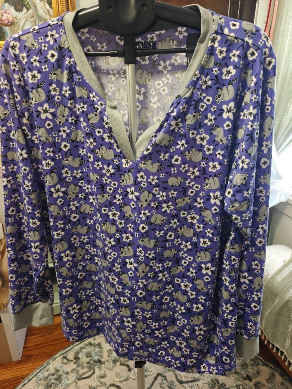 Duluth Trading Company Raccoon Pajamas